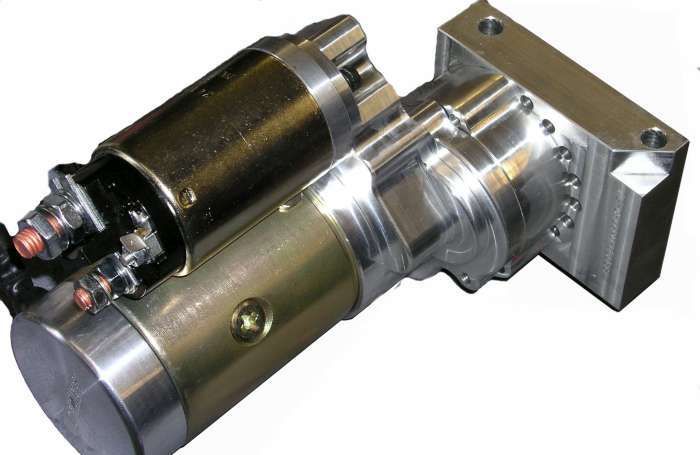 MEZIEREHD Offset Starter - Chevy V8 168 Tooth