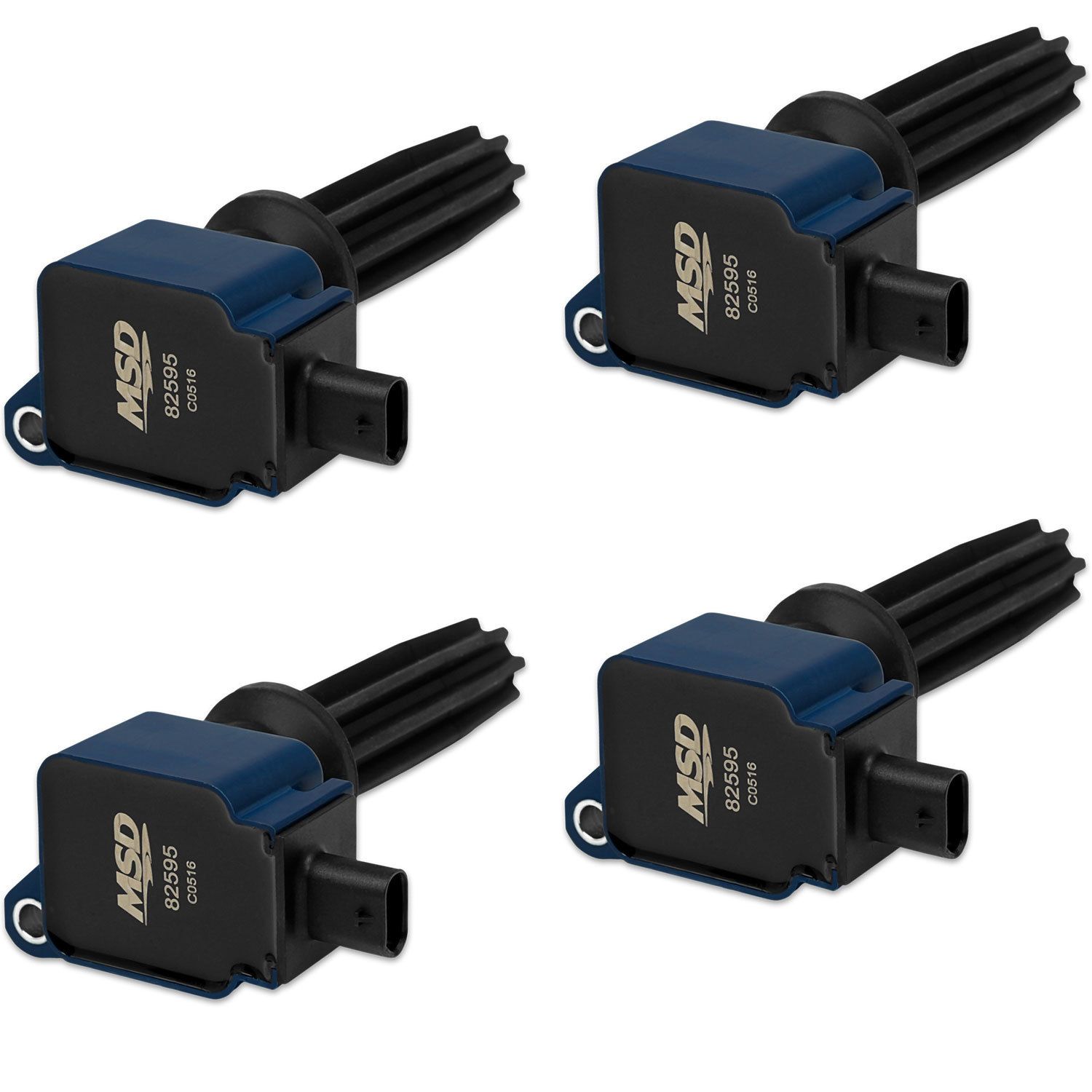 MSD IGNITIONCoil 4pk Ford Eco-Boost 2.0L/2.3L Blue