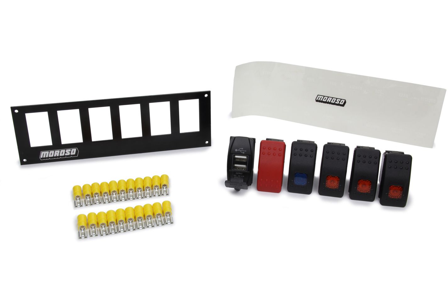 MOROSO Rocker LED Switch Panel w/USB Ports