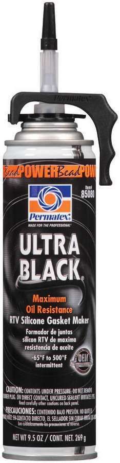 PERMATEXPowerbead Ultra Black RTV Silicone 9.5oz