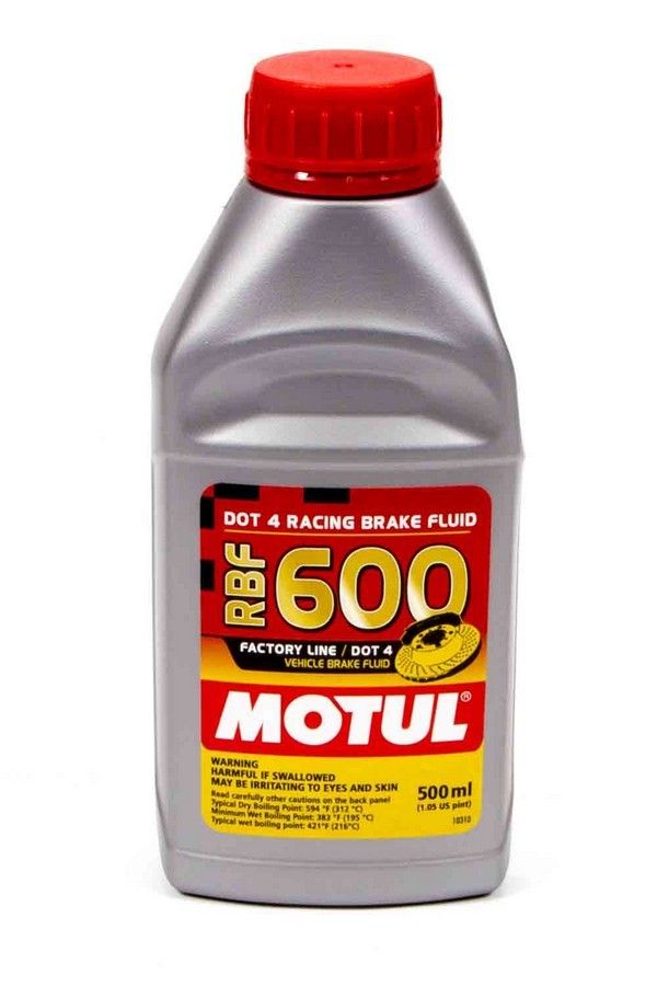 MOTUL USARBF Brake Fluid 600 Degr ee 1/2 Liter