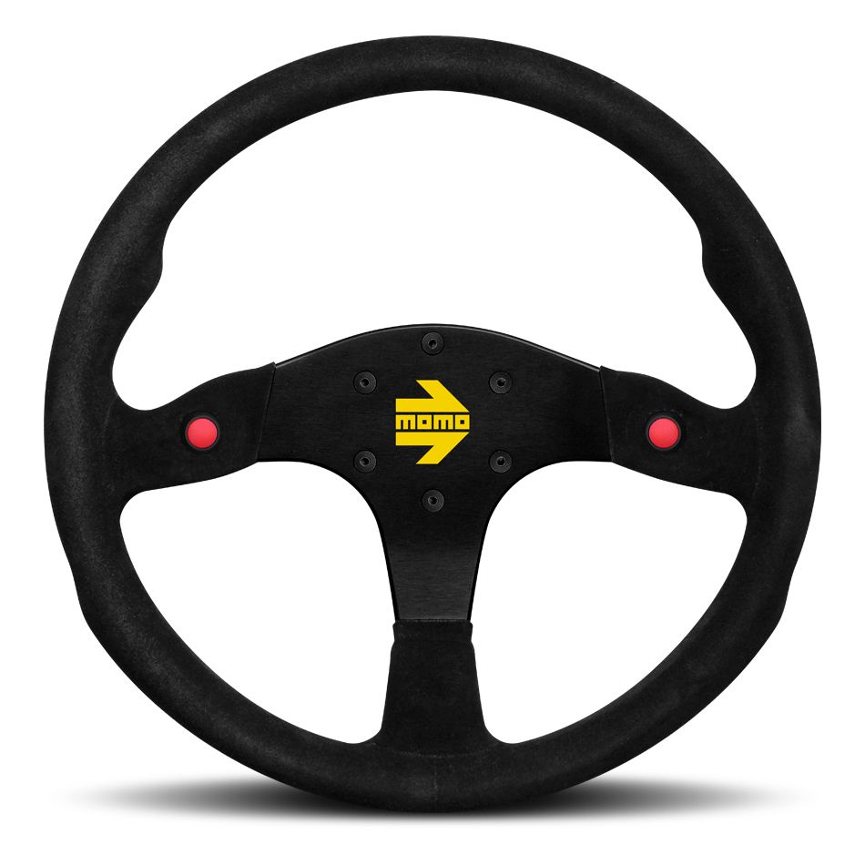 MOMO AUTOMOTIVE ACCESSORIESMOD 80 Steering Wheel Black Suede