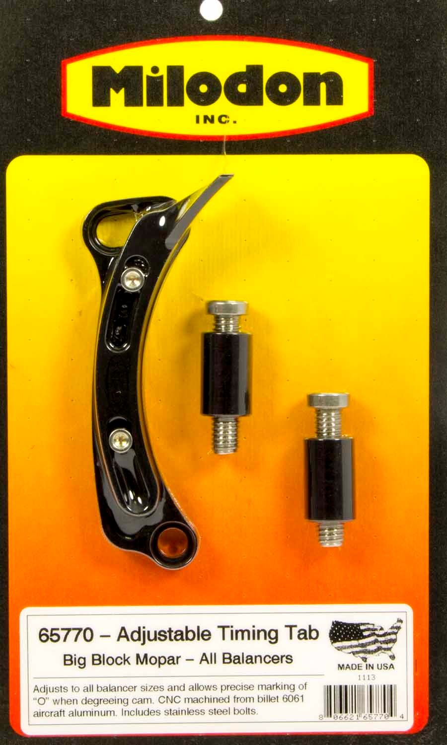 MILODONBBM Timing Pointer - All 6-8in Balancers