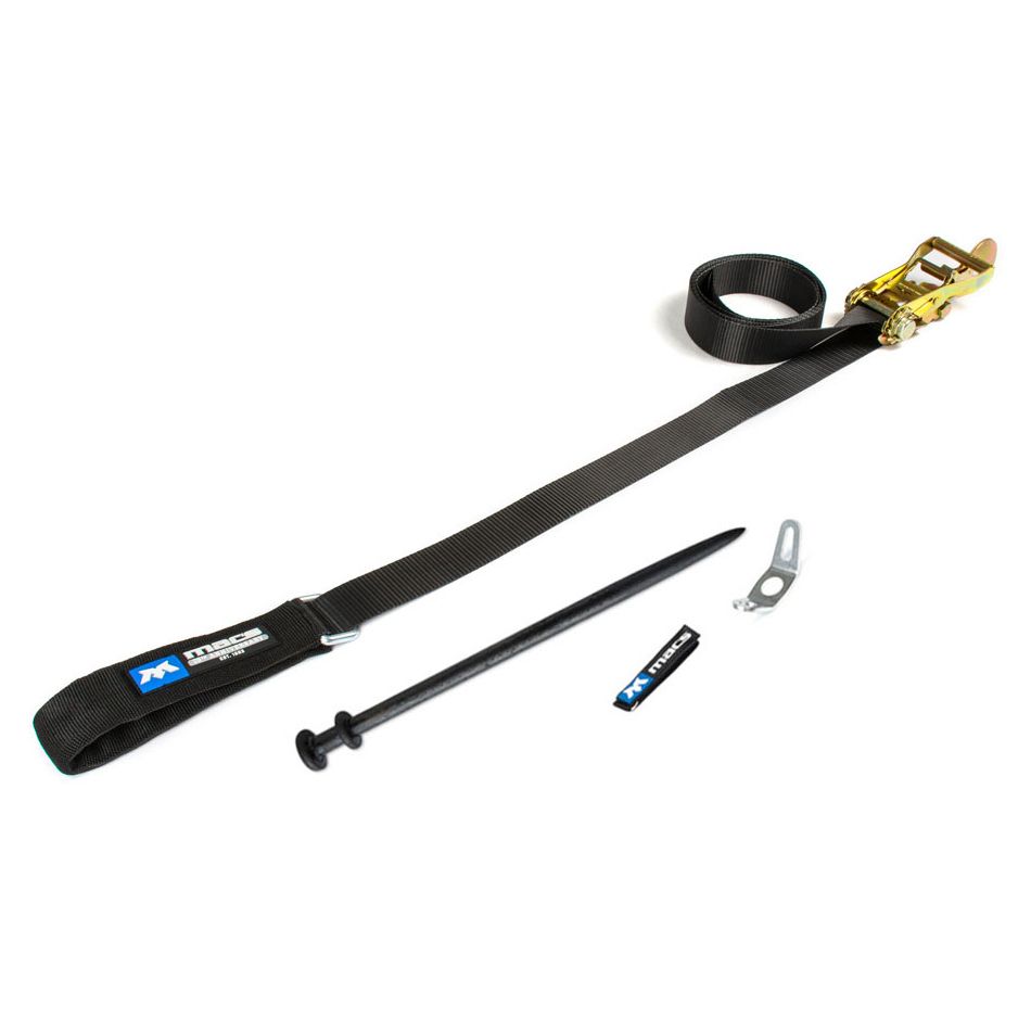 MACS CUSTOM TIE-DOWNS Tent Stake Fitting Pack with 24in Stakes