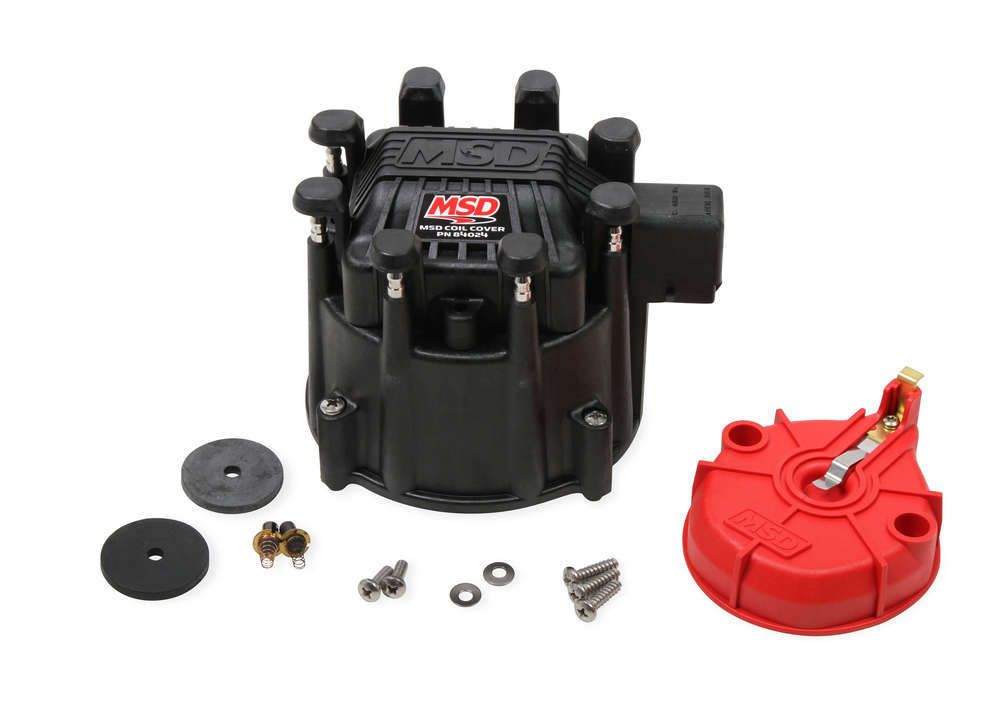 MSD IGNITIONExtreme Output GM HEI Cap/Rotor Kit Black