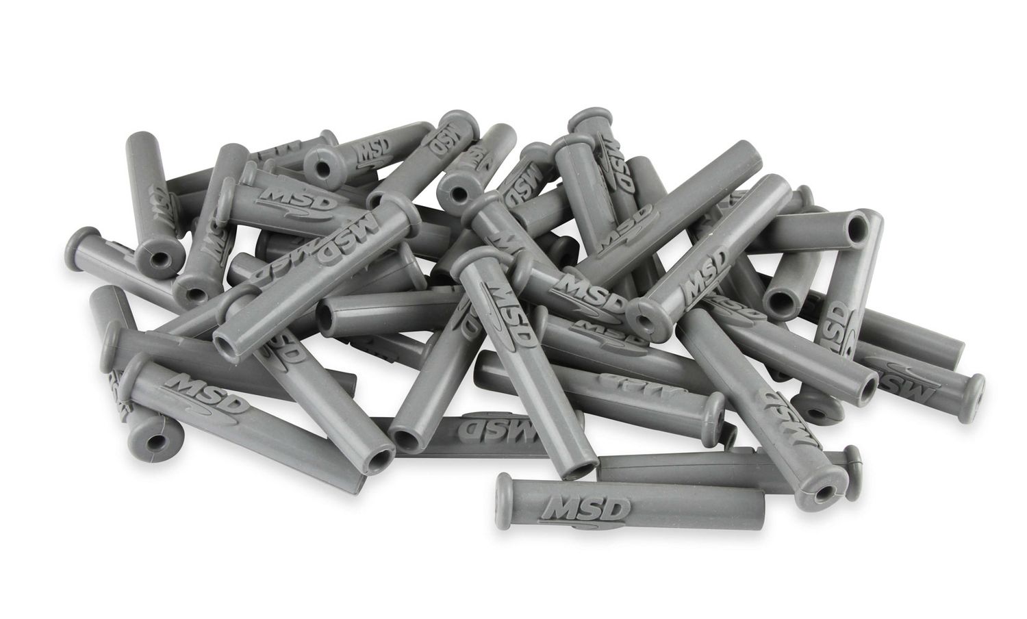 MSD IGNITIONSpark Plug Boot Straight Gray Silicone 50pk