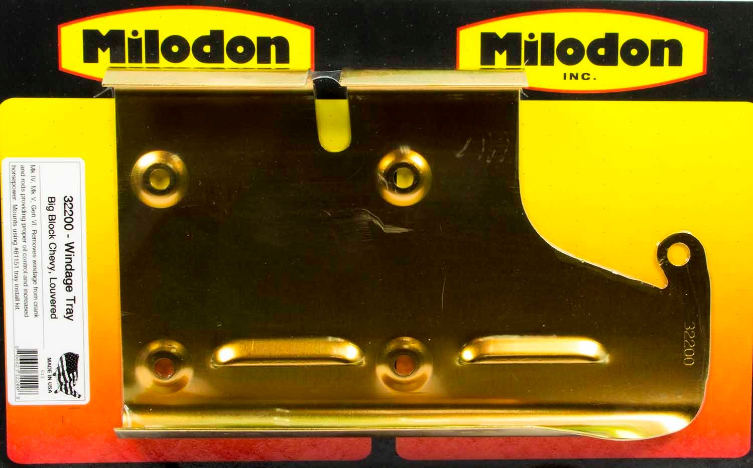 MILODONBBC Louvered Windage Tray