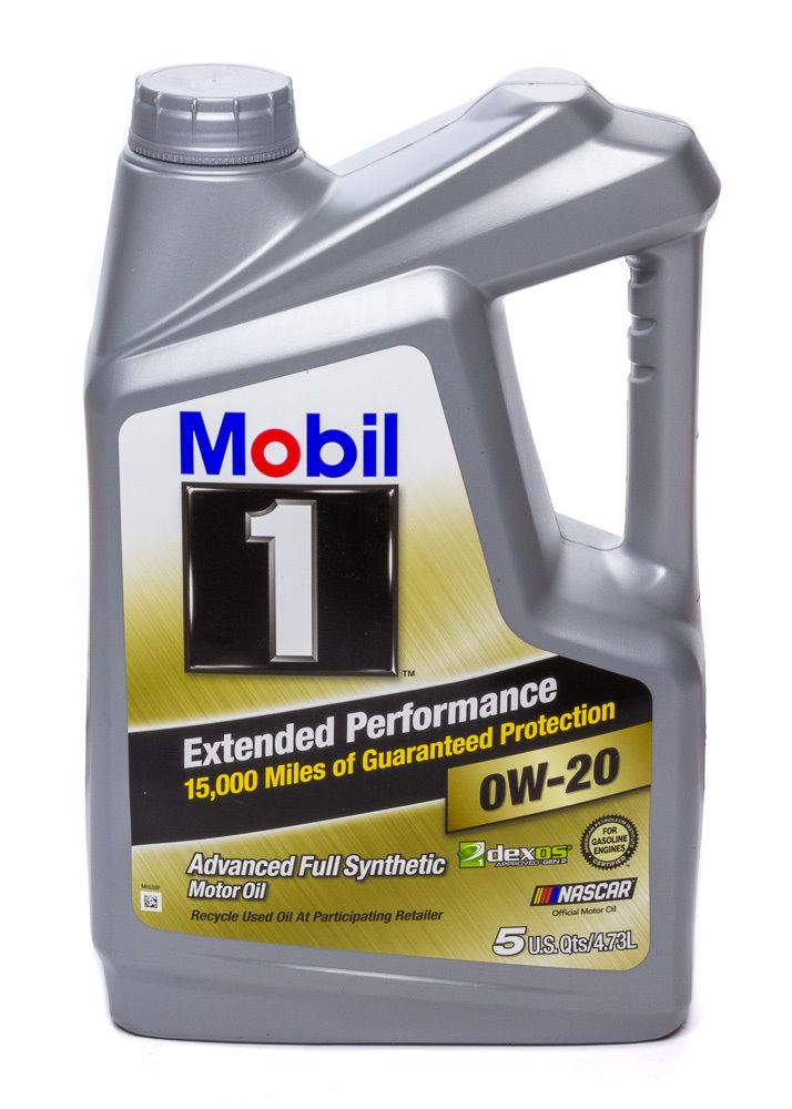 MOBIL 10w20 EP Oil 5 Qt Bottle Dexos