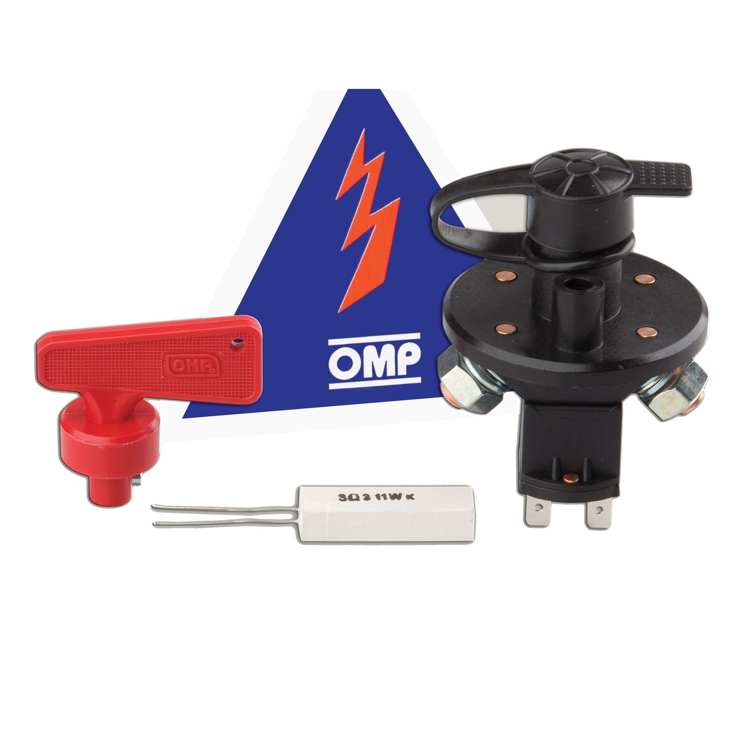 OMP RACING, INC.Master Disconnect Switch 6 pole w/ Removable Key