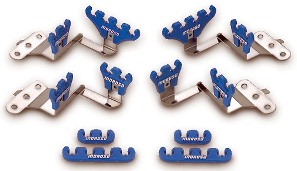MOROSOBlue Wire Loom Kit For SBC Center Bolt V/C