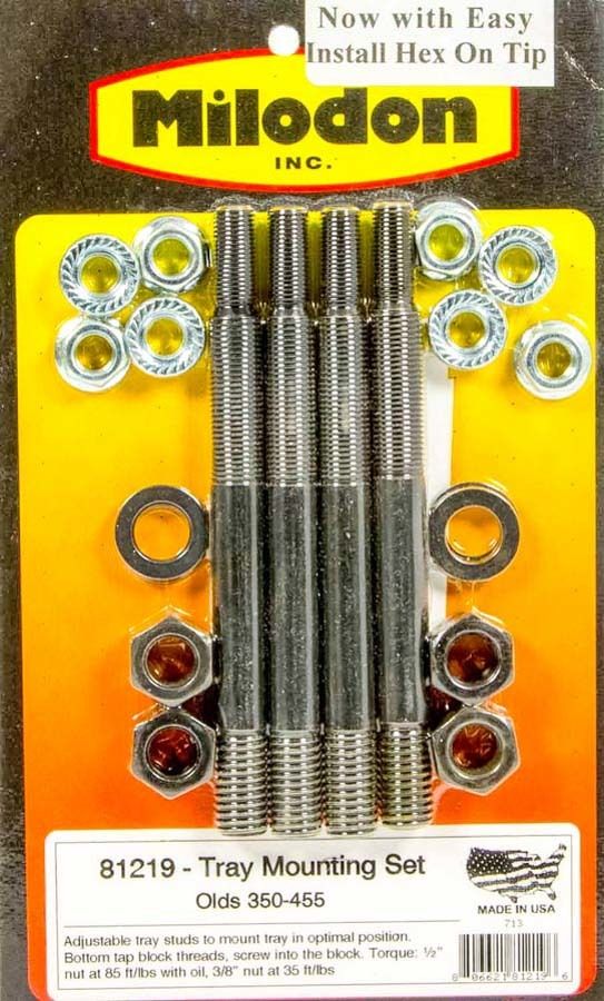 MILODONOlds V8 Windage Tray Stud Kit