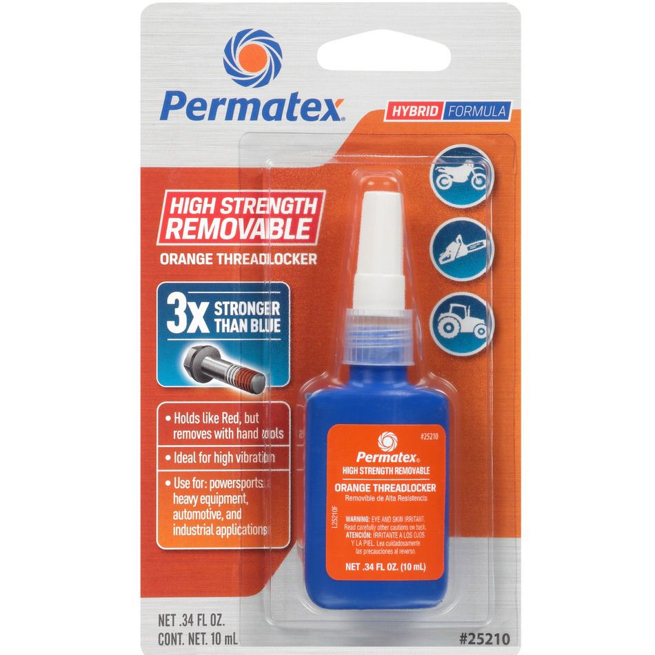 PERMATEXHigh Strength Removable Orange Threadlocker 10ml