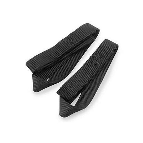 MACS CUSTOM TIE-DOWNS1in x 24in Loop Strap Black Pair