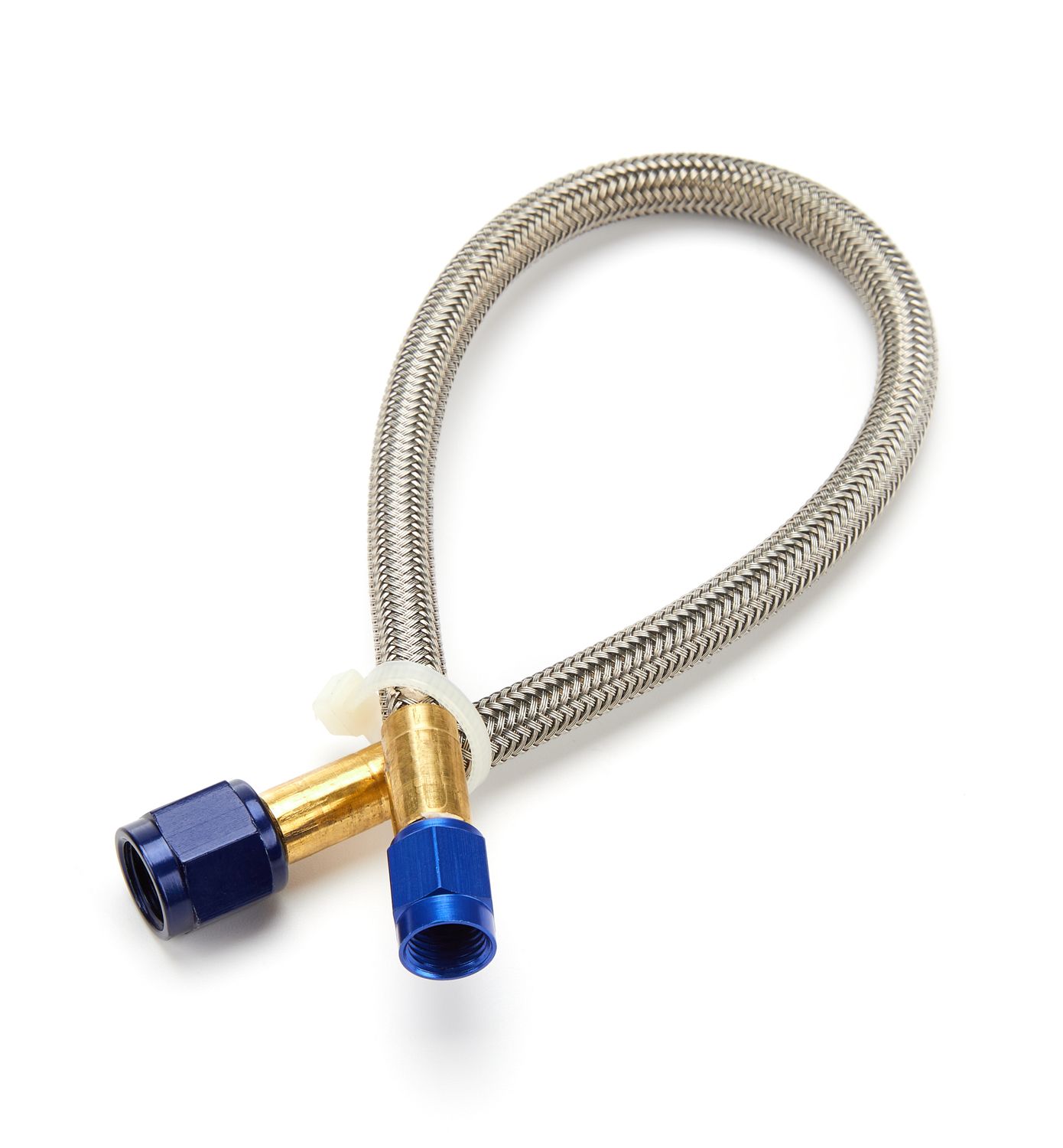 NITROUS OXIDE SYSTEMS 12in. Nitrous Hose -4an/-3an- Blue Ends