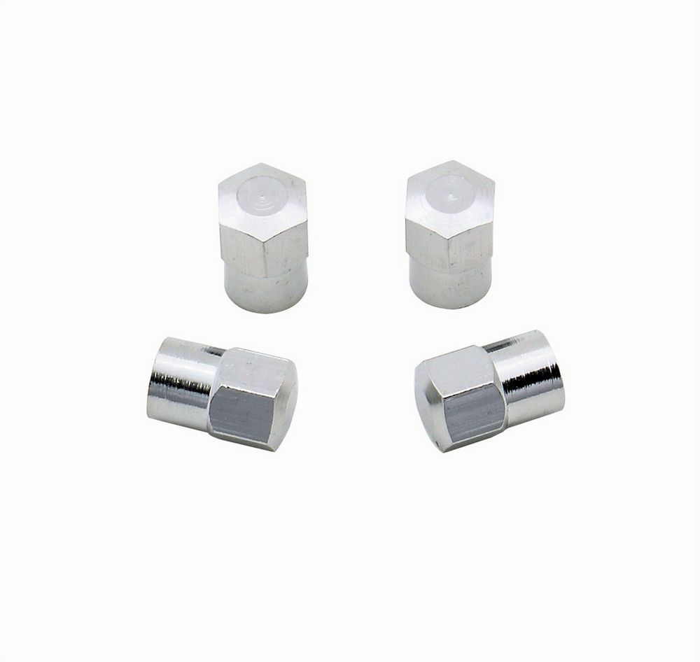 MR. GASKET Chrm Hex Valve Stem Caps