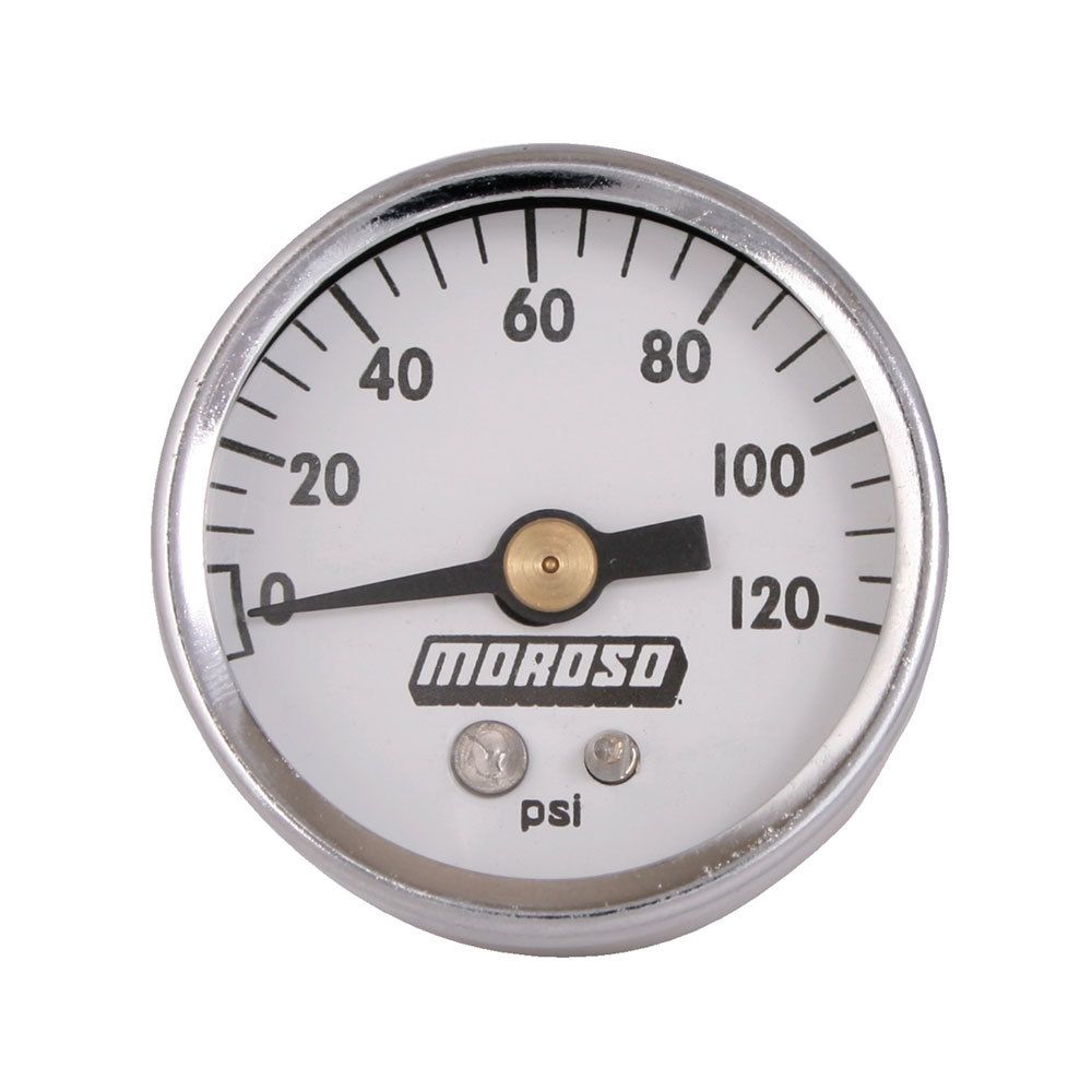 MOROSO1-1/2 Oil Pressure Gauge - 0-120PSI