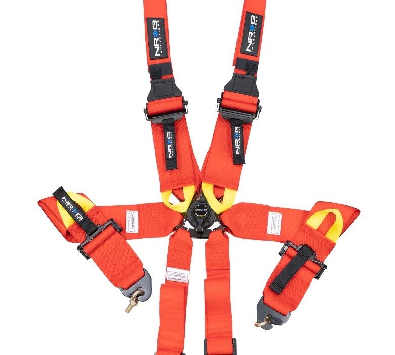 NRG INNOVATIONHarness 6pt Camlock Red Hans FIA