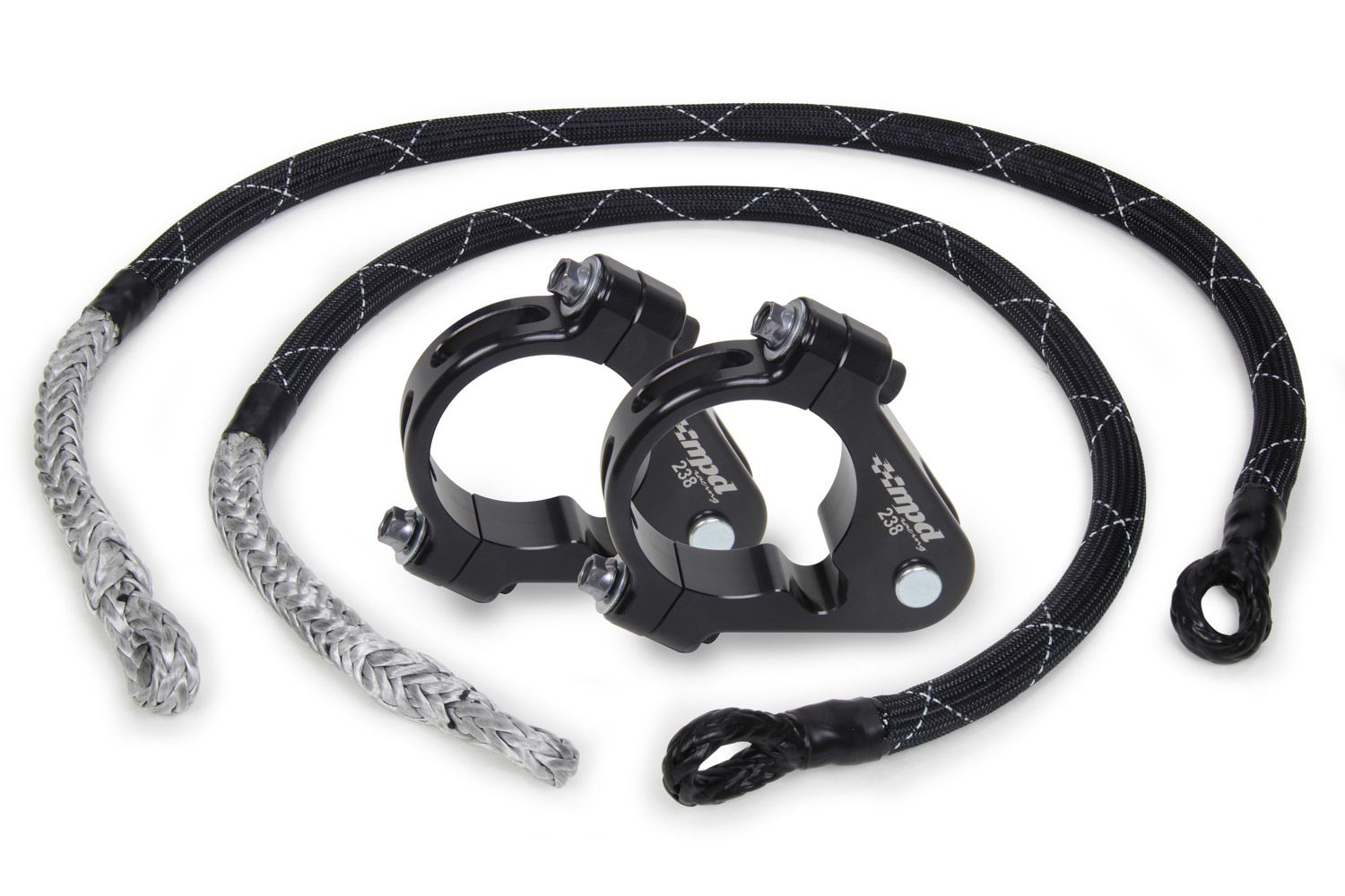 MPD RACING Axle Tether Pair With 2.38in Clamps