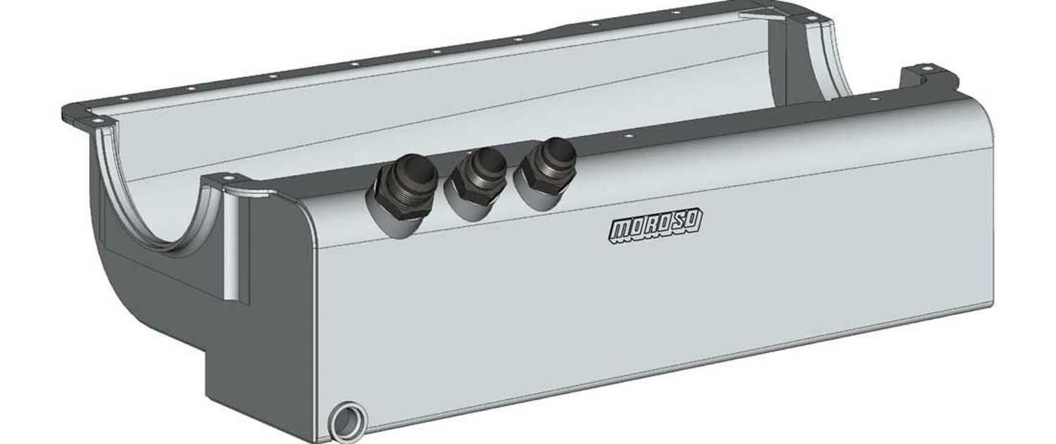 MOROSOSBF 351W DLM Dry Sump Oil Pan