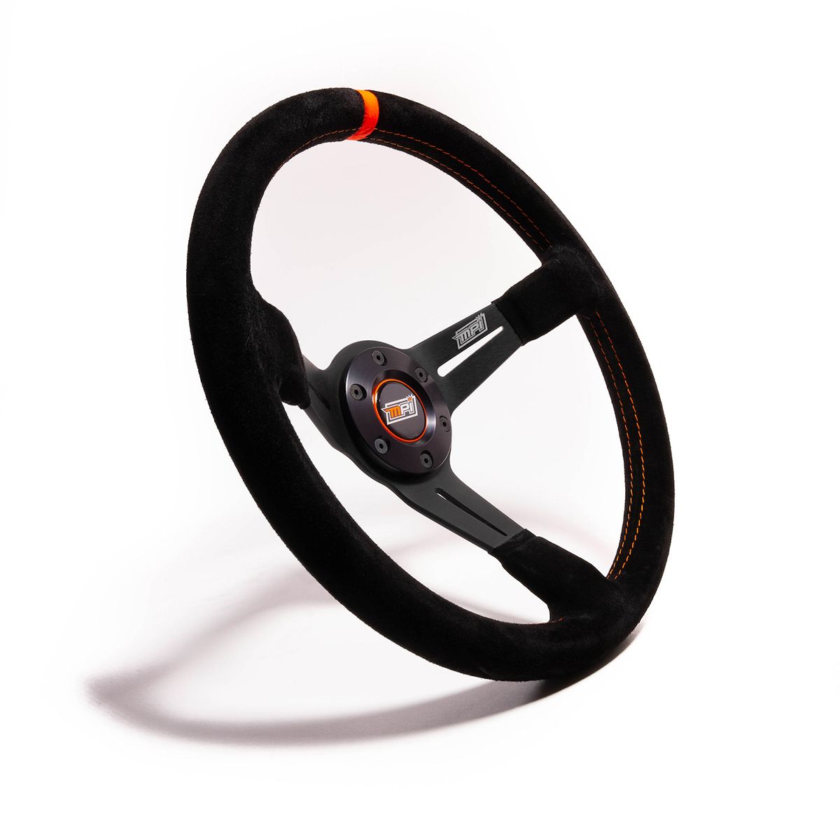 MPI USA 13.75 in Wheel Poly Grip 6-Bolt 3in Dished