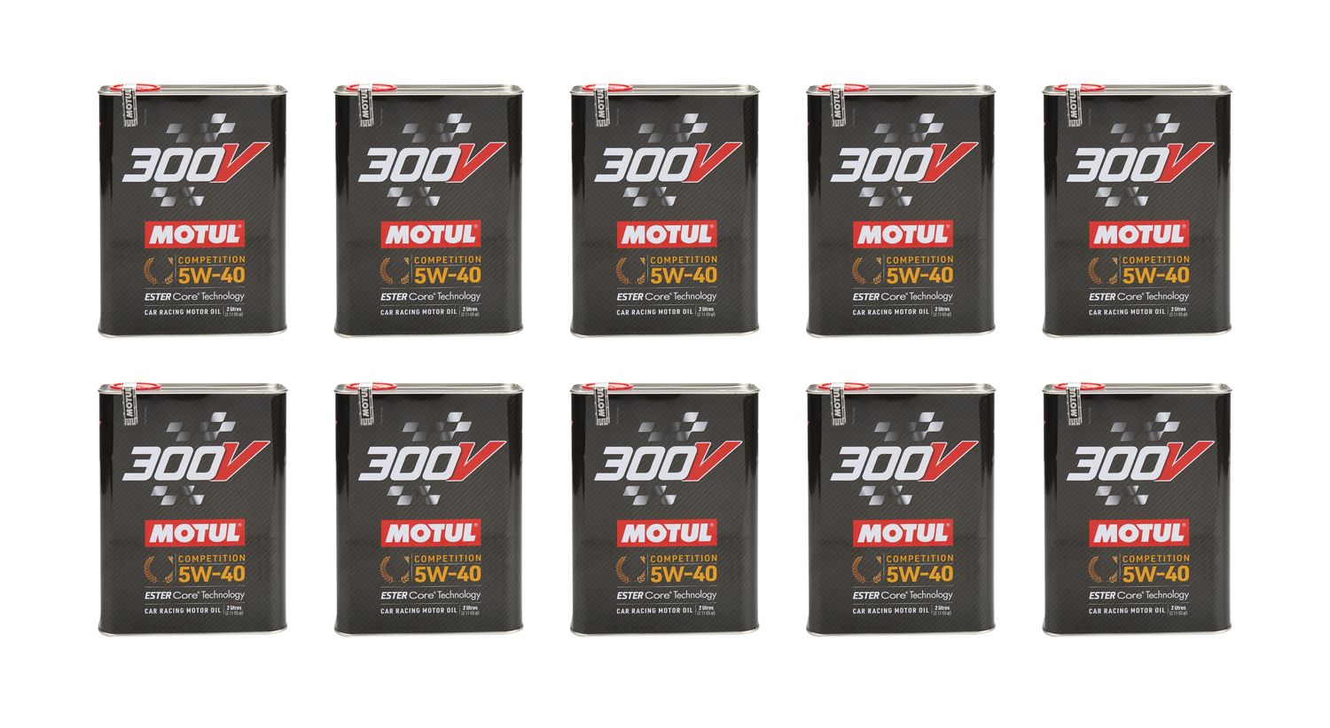 MOTUL USA300V 5w40 Racing Oil Cas 10x2 Liters
