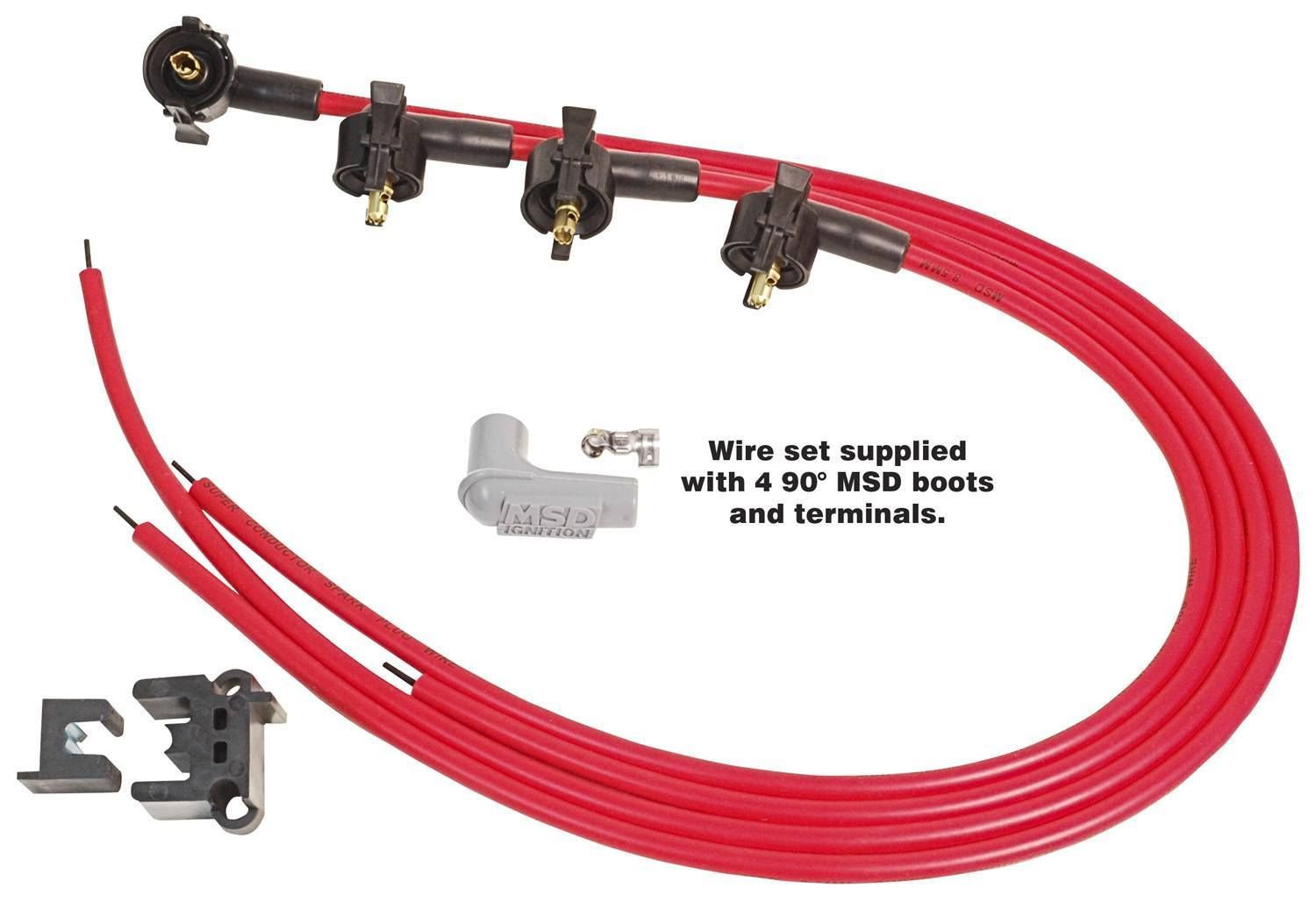 MSD IGNITION8.5mm Spark Plug Wire Set - 4-Cyl. Midget