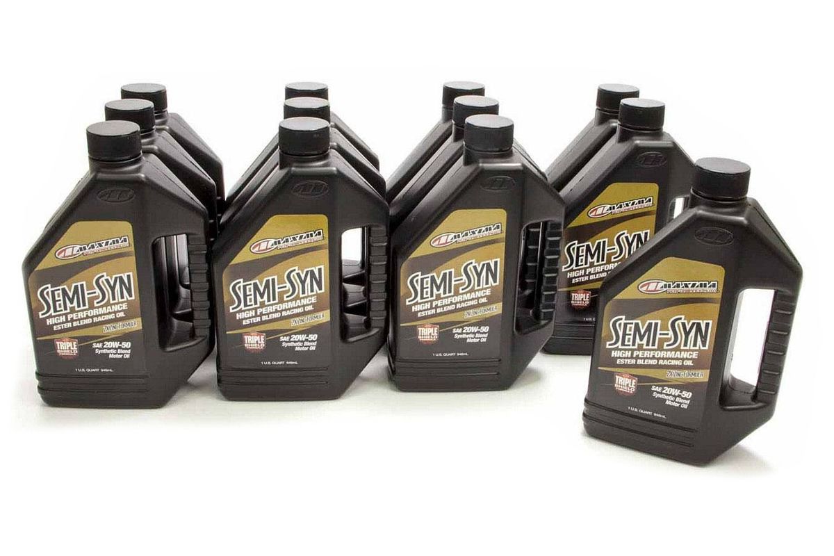 MAXIMA RACING OILS20w50 Semi-Syn Oil Case 12x1 Quart