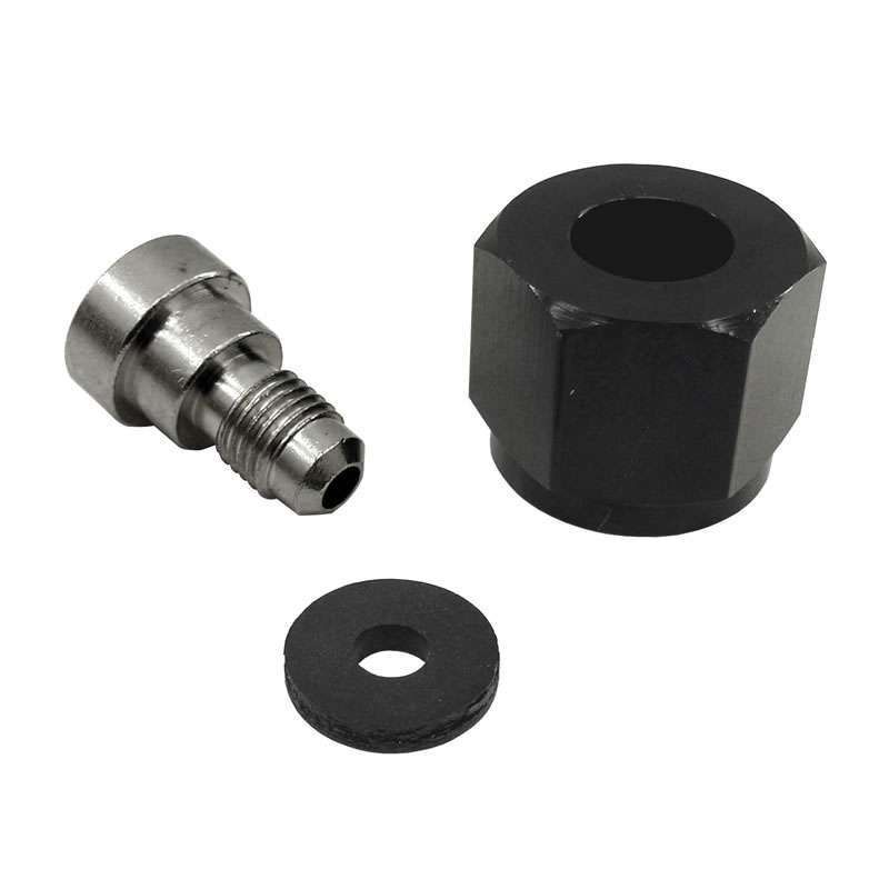 NITROUS EXPRESS 4an Bottle Nipple & Nut For CO2 Valve