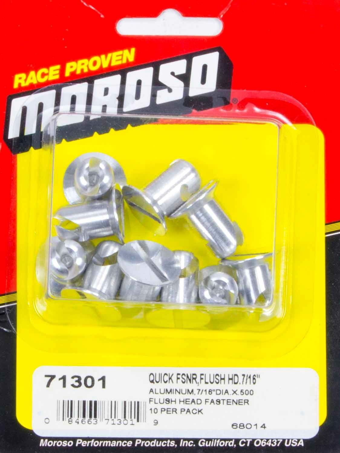 MOROSOAlum. Quick Fasteners- Flush Head-7/16in x .5in