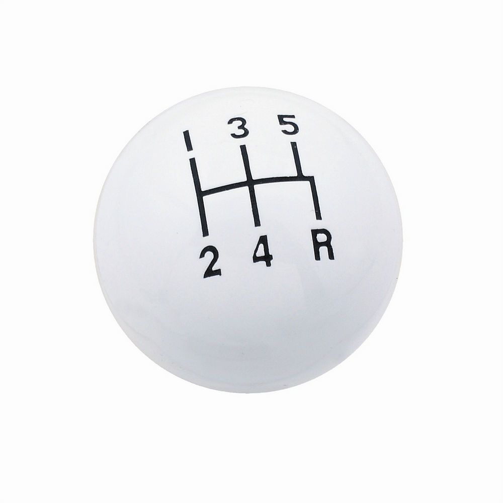 MR. GASKETClassic Shifter Knob 5 Speed White