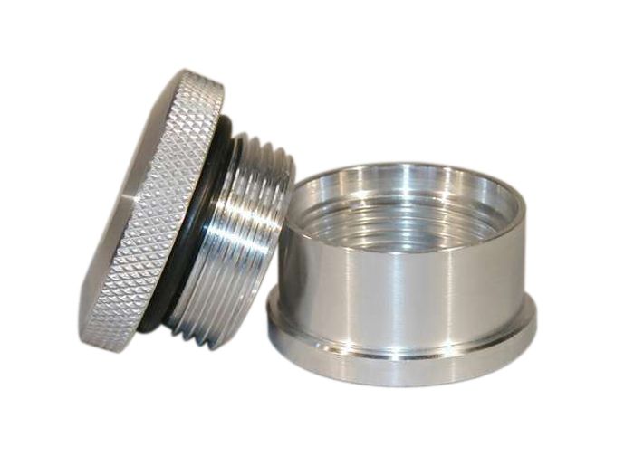 MEZIERE1.75 Alum.Cap & Steel Bung Assembly