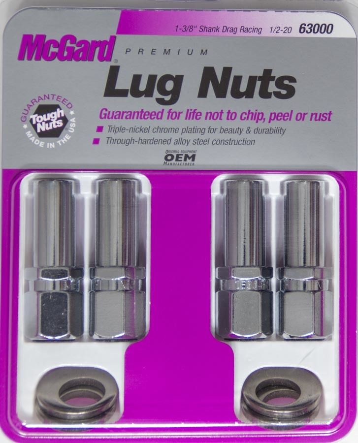 MCGARD LUG NUT 1/2 X-LONG SHANK W/ OFFSET WASHER RACE (4