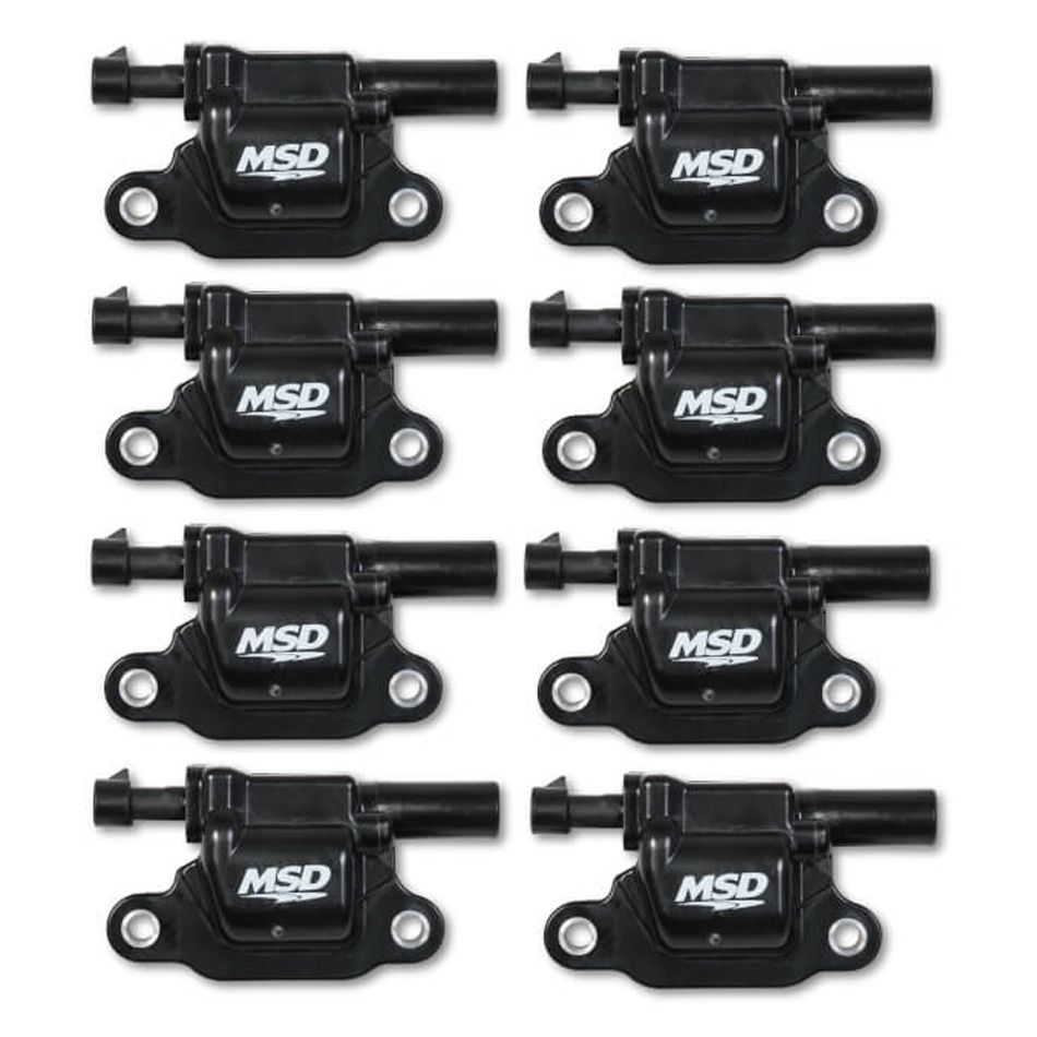 MSD IGNITIONCoil Black Square GM V8 2014-Up 8pk