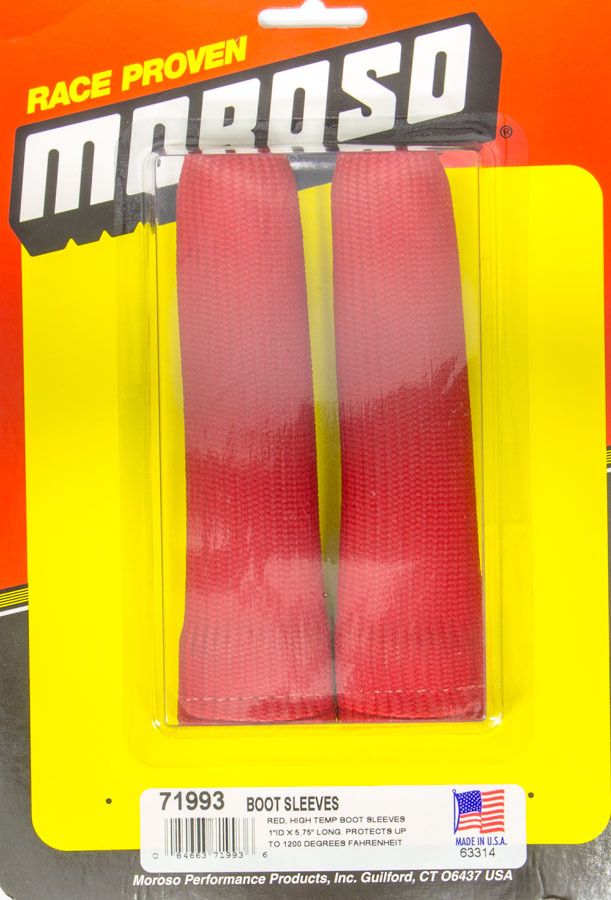 MOROSO Hi-Temp Boots Sleeves - Red (Pair)