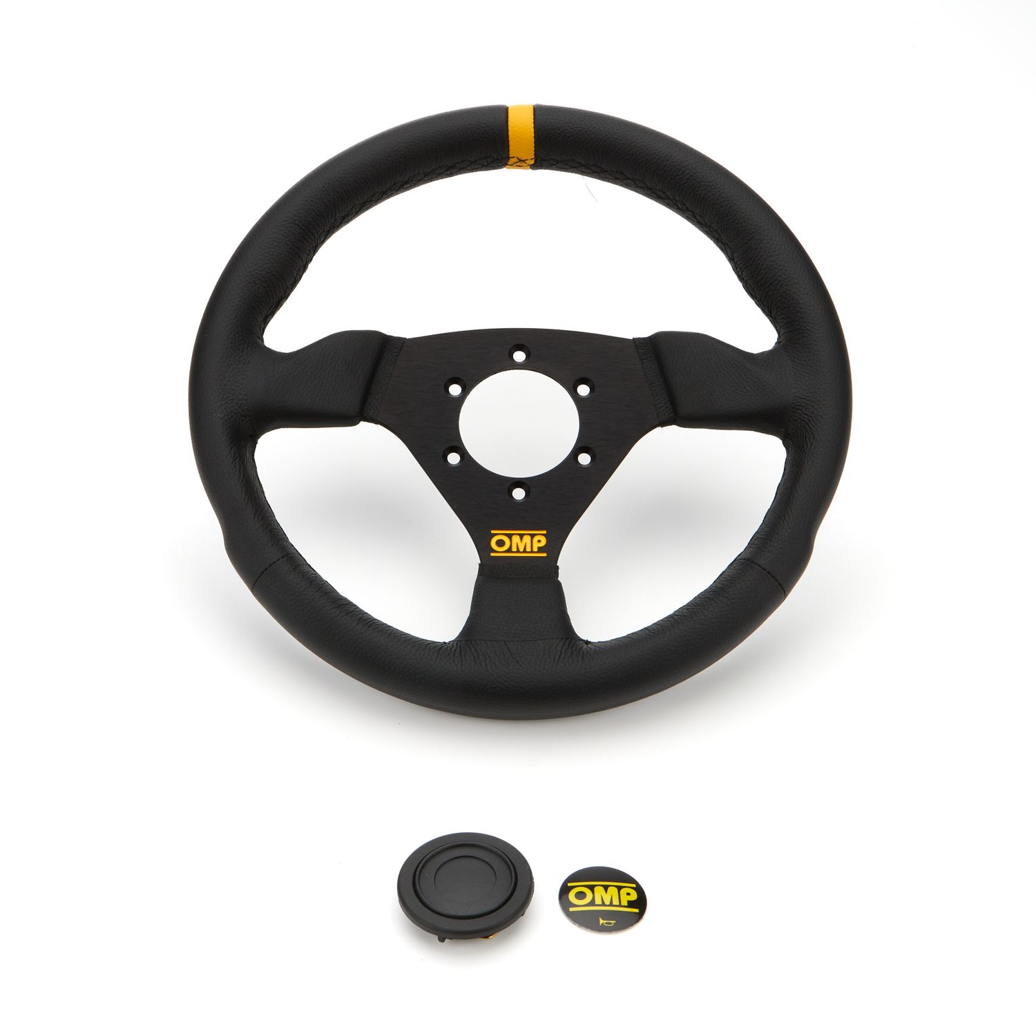 OMP RACING, INC.Trecento 300mm Steering Wheel Black Leather