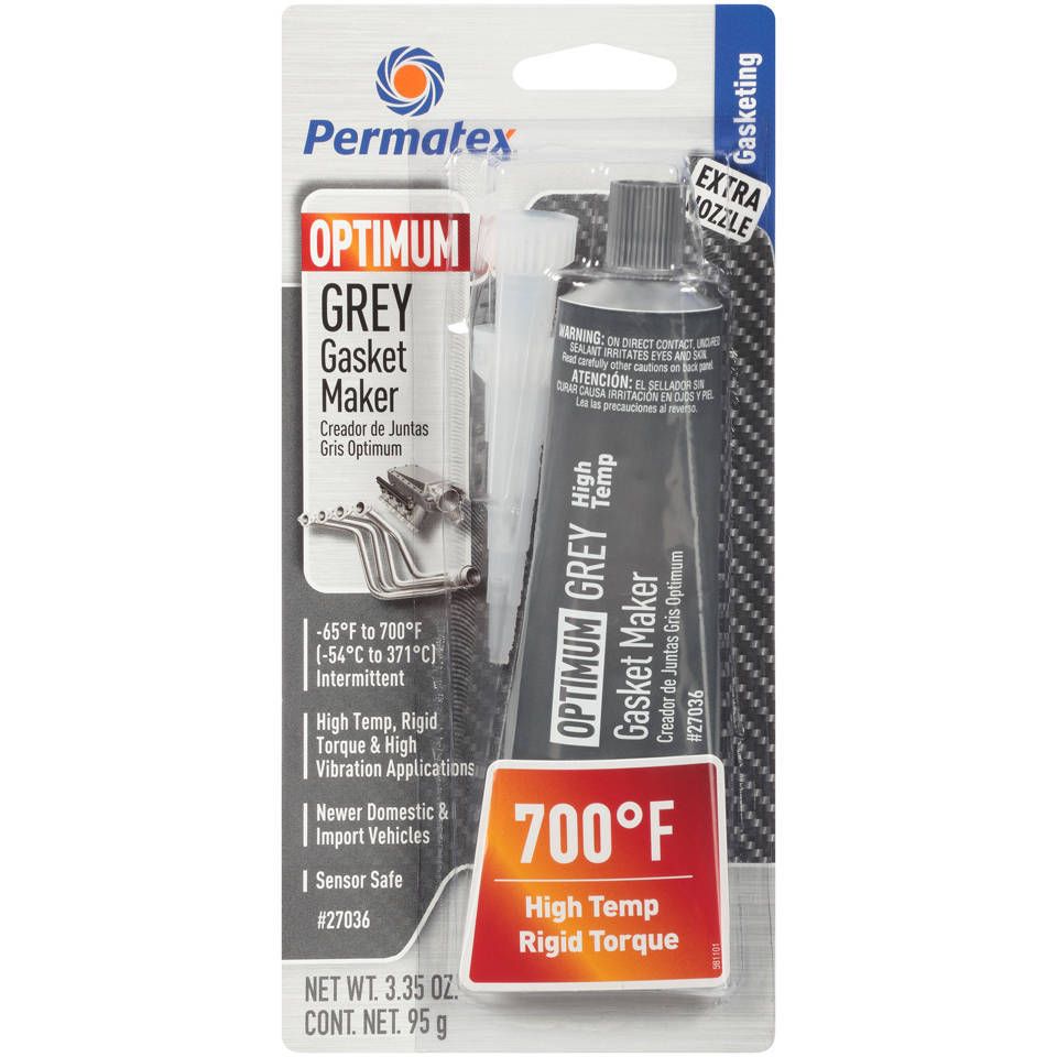 PERMATEXOptimum Grey RTV 3 Oz. Silicone
