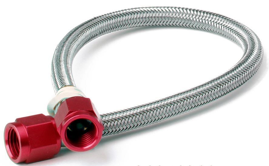 NITROUS OXIDE SYSTEMS -6an 12in. Hose w/Red Ends