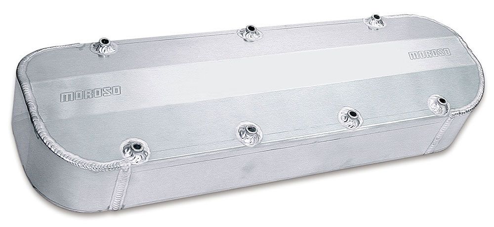 MOROSO BB Chevy Fabricated Alum Valve Covers (Std Head)