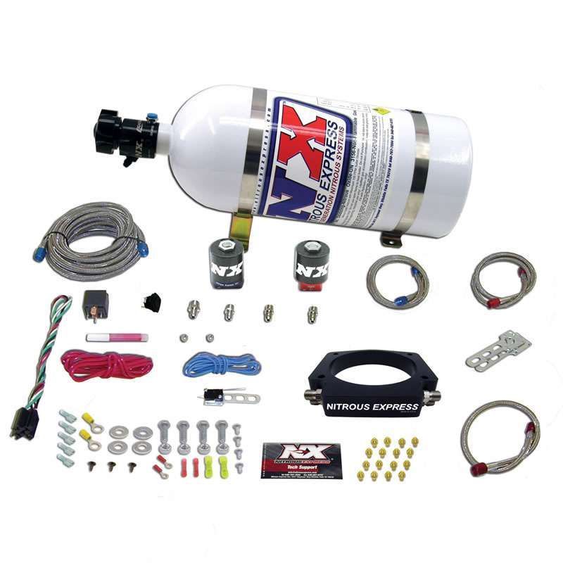NITROUS EXPRESS EFI Plate Nitrous Kit - GM LS 4-Bolt Plate 102mm