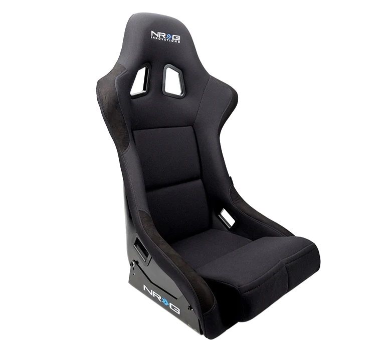 NRG INNOVATIONSeat FRP Medium Black Cloth