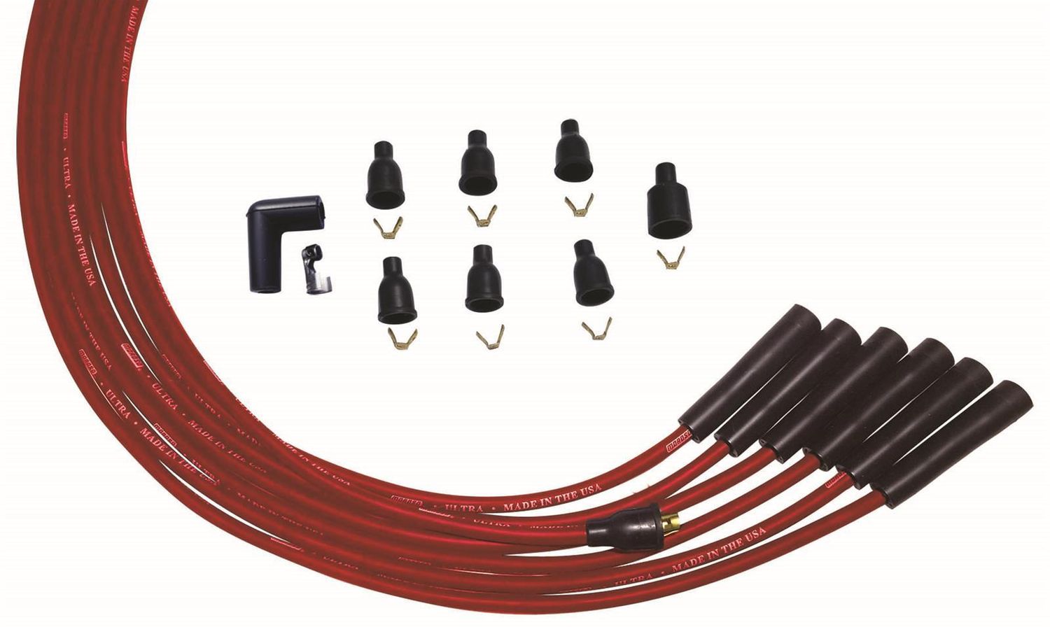 MOROSOUltra Plug Wire Set Universal 6-Cyl Red