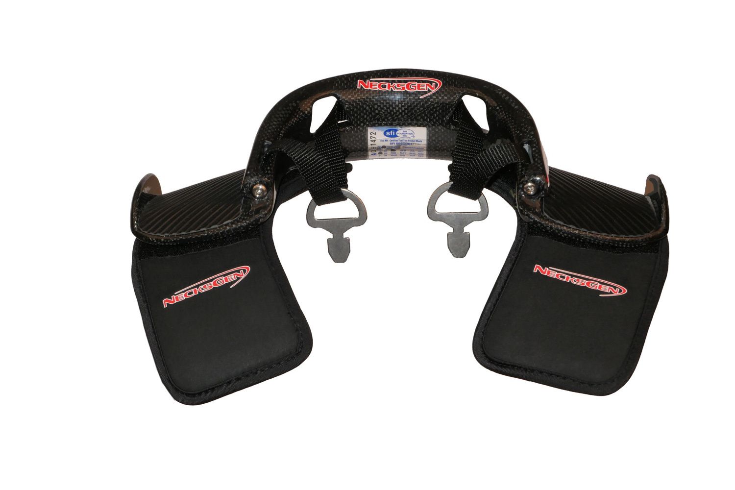 NECKSGENHead and Neck Restraint REV2 Carbon Medium 3in