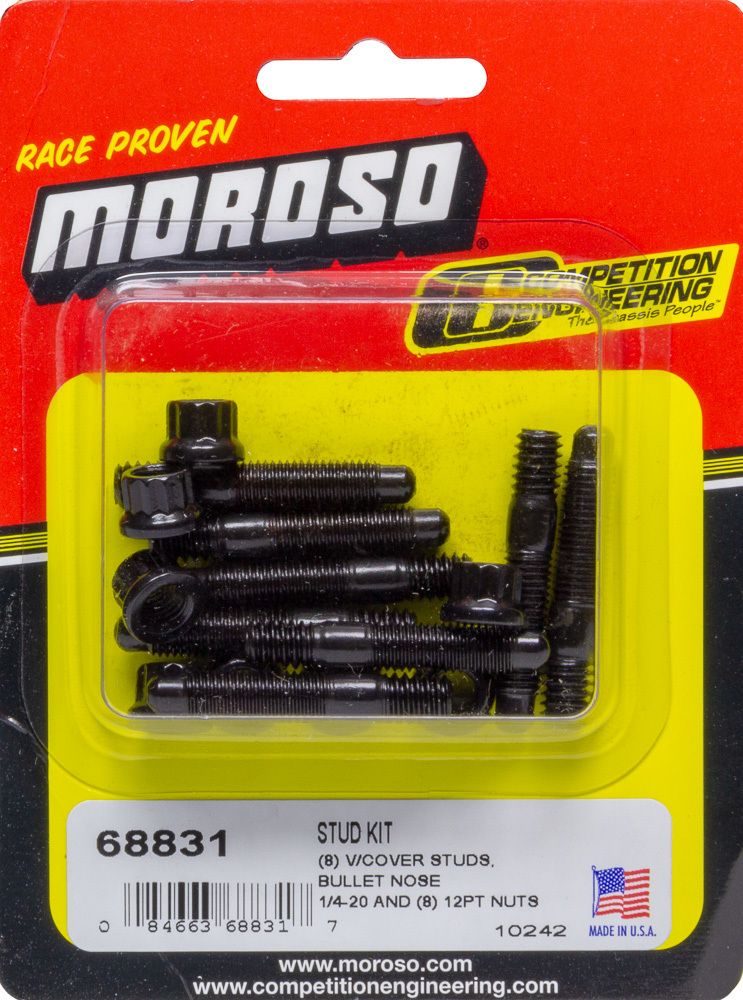 MOROSOStud Kit - Valve Cover 8pk w/12pt Nuts 1/4-20