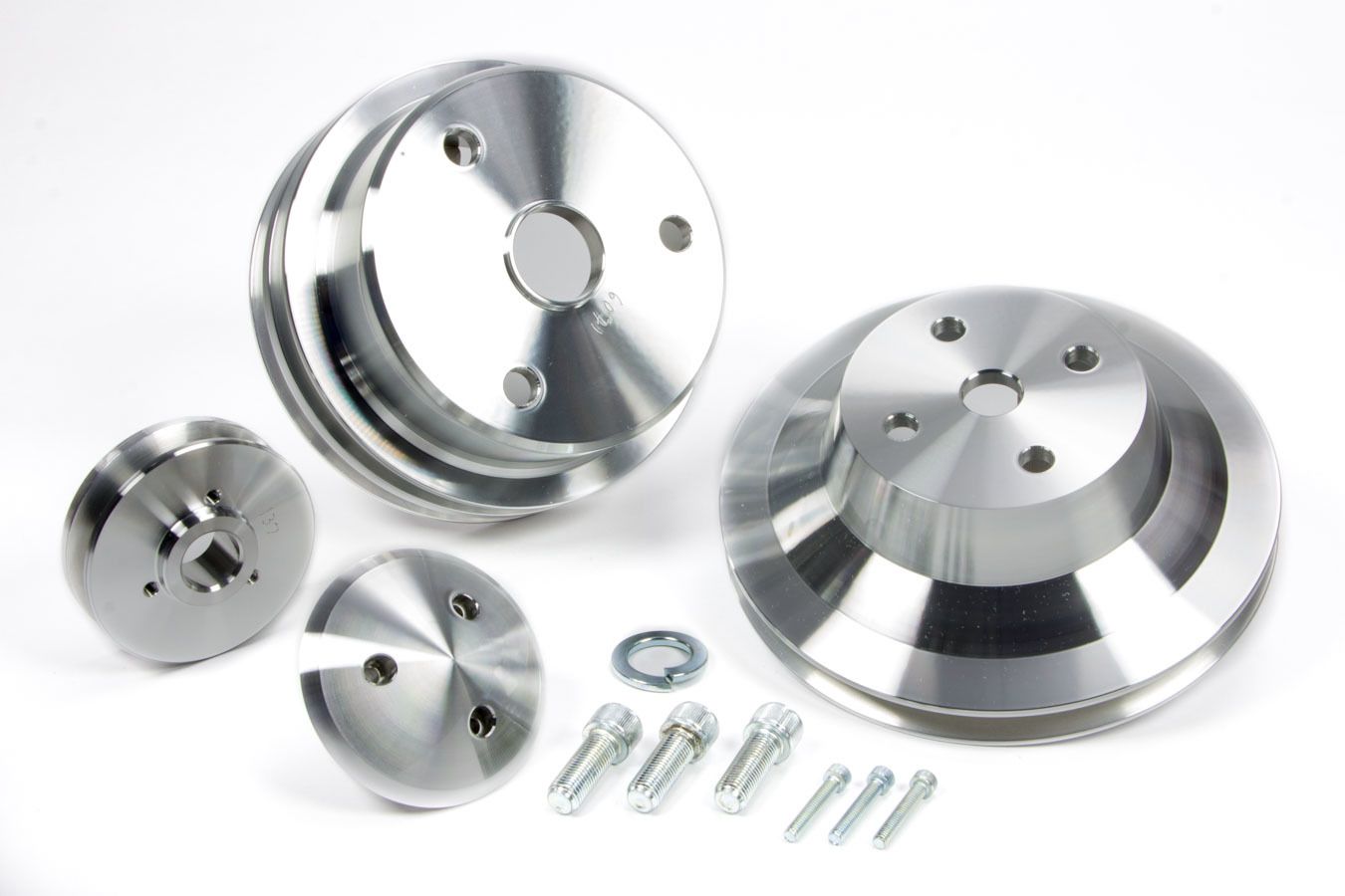 MARCH PERFORMANCE Sb Chevy 3 Pc Pulley Set