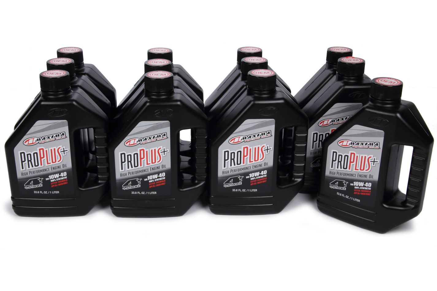 MAXIMA RACING OILSPro Plus+ 10w40 Syntheti c Case 12 x 1 Liter
