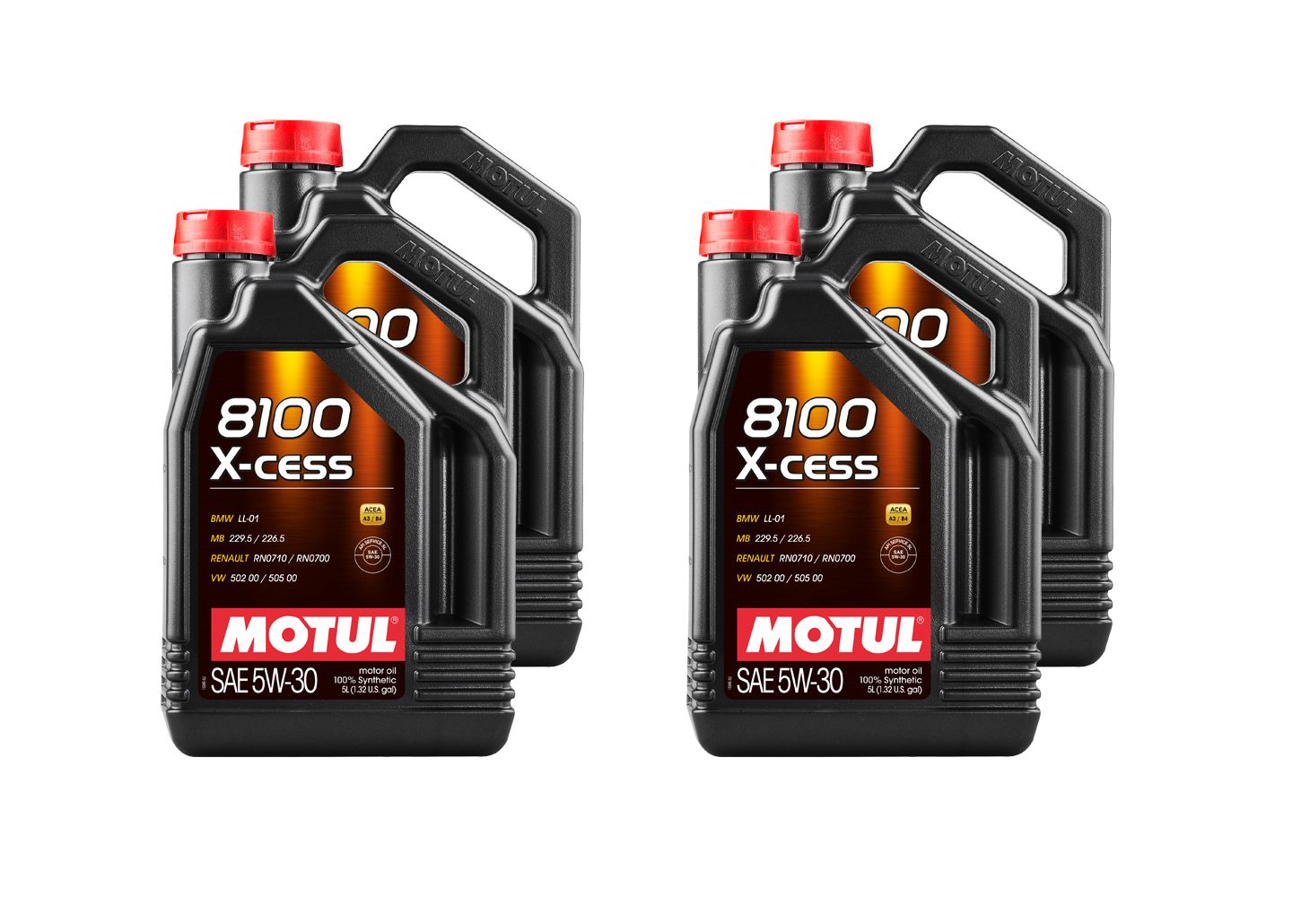MOTUL USA8100 X-Cess 5w30 Oil Case 4 x 5 Liter