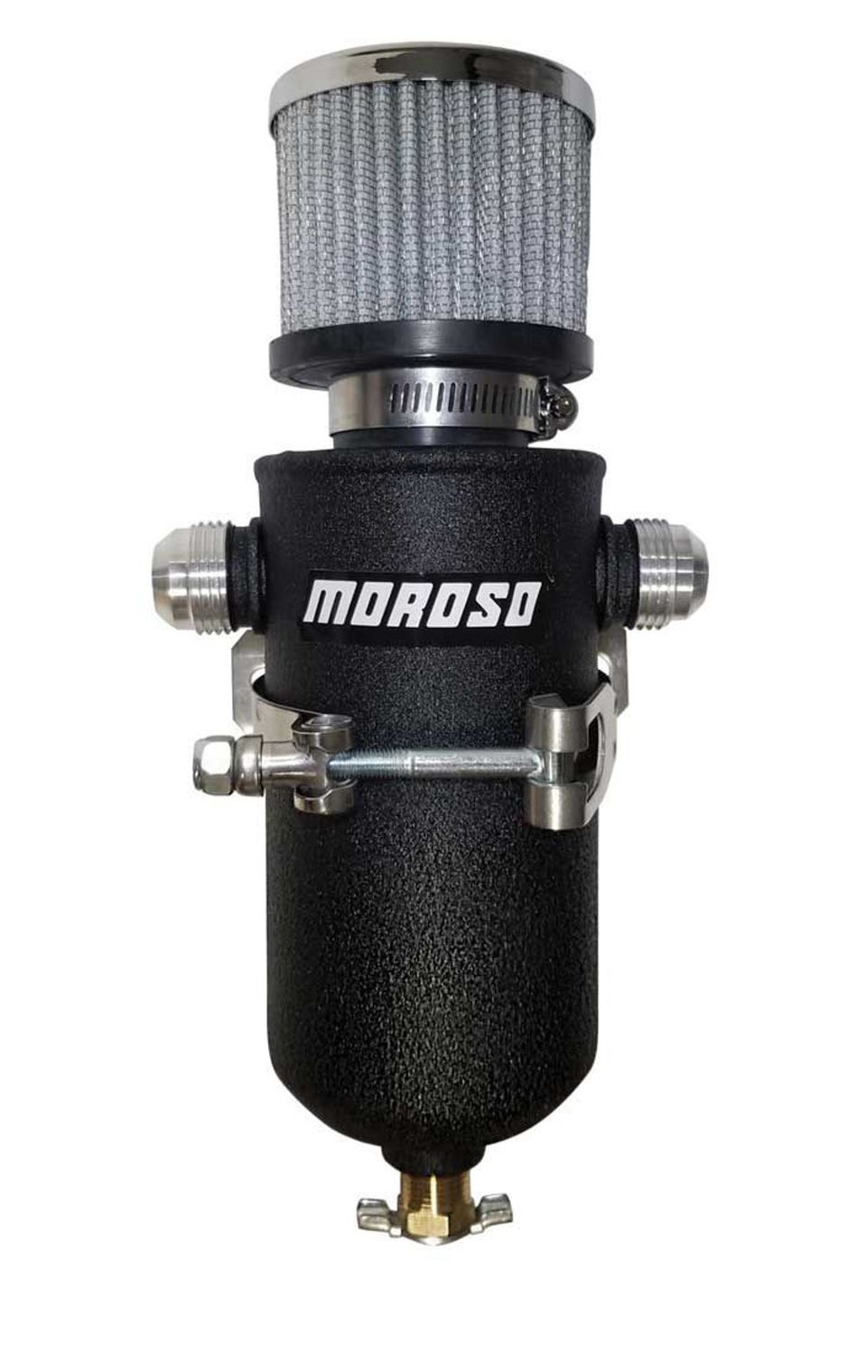 MOROSORemote Breather Tank - w/2 - 12an Fitting