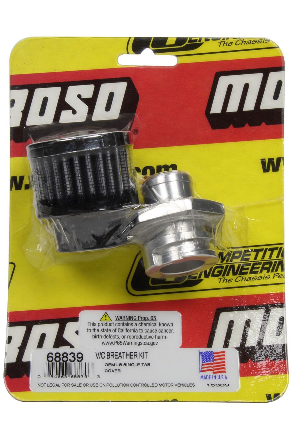 MOROSOBreather Kit - GM LS Valve Cover
