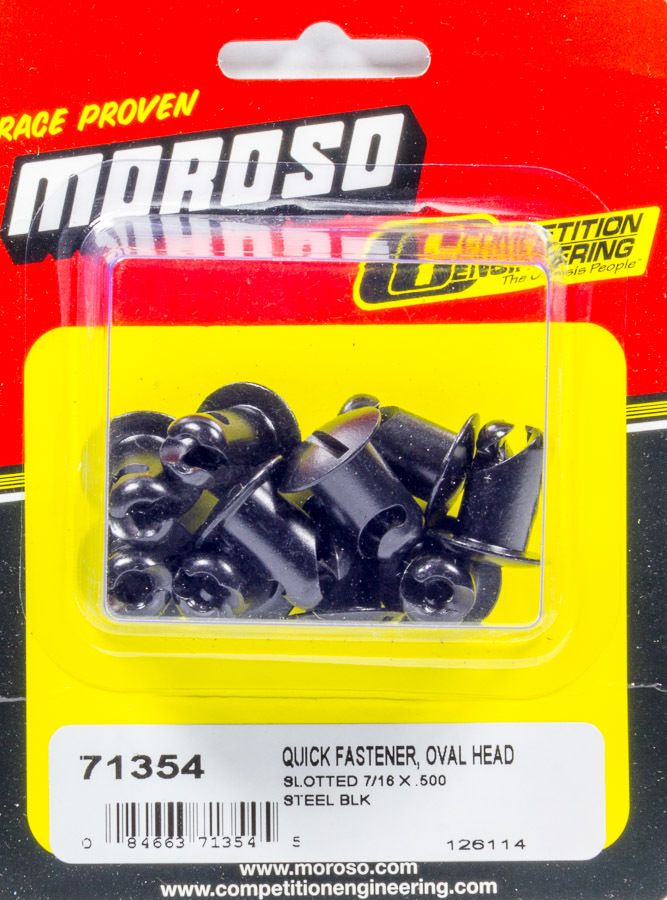 MOROSOOval Head Quick Fastener 7/16 x .500