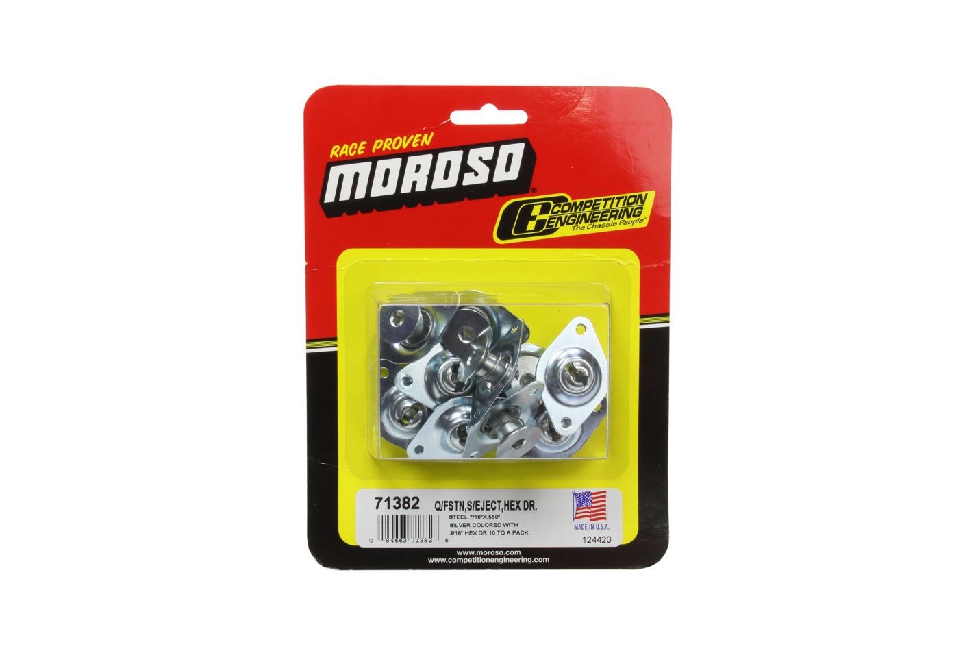 MOROSOSelf-Ejecting Fasteners- Large Head-7/16in x .55i